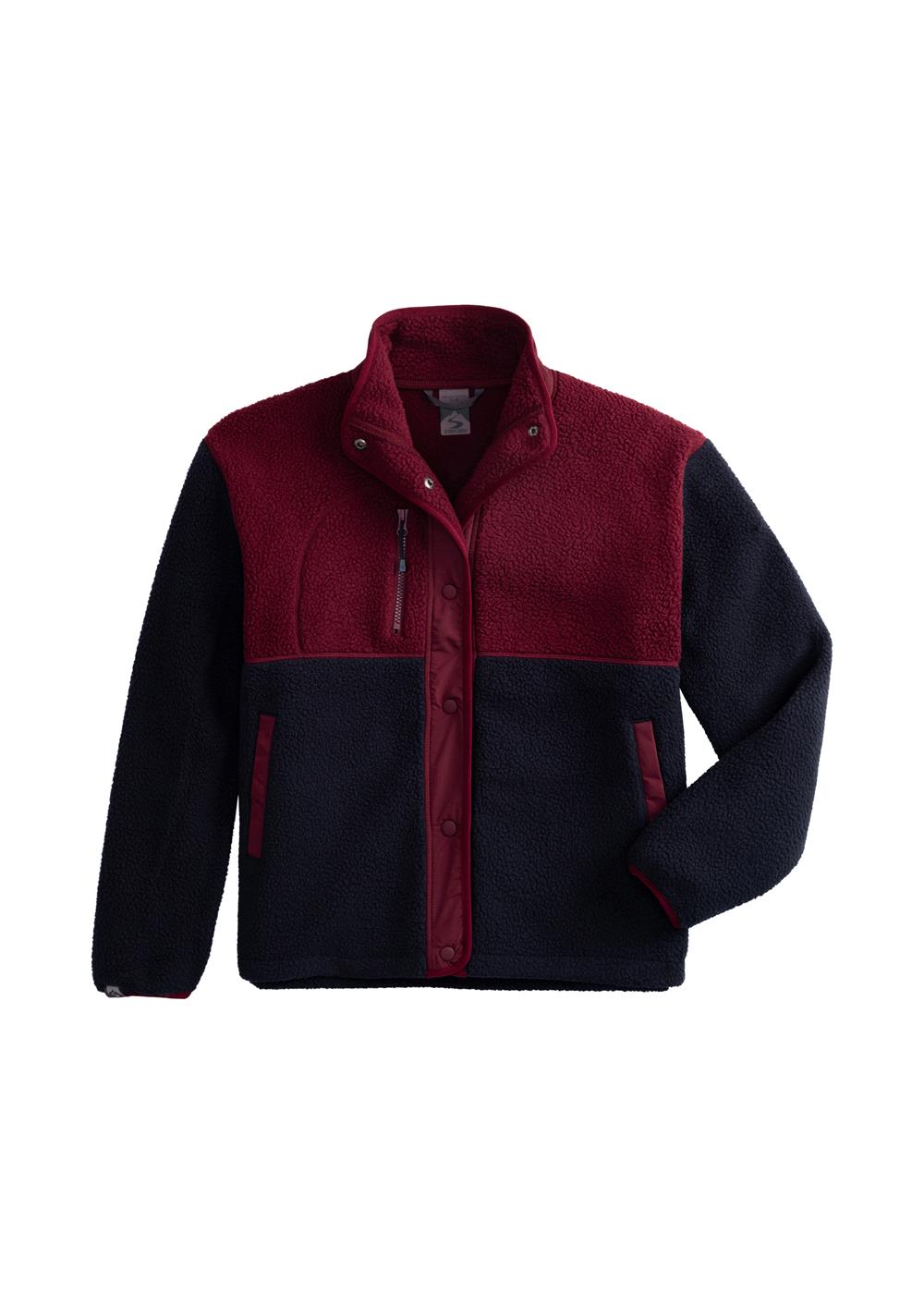 Storm Creek Women's Warm Up Colorblock Sherpa Fleece Jacket 42