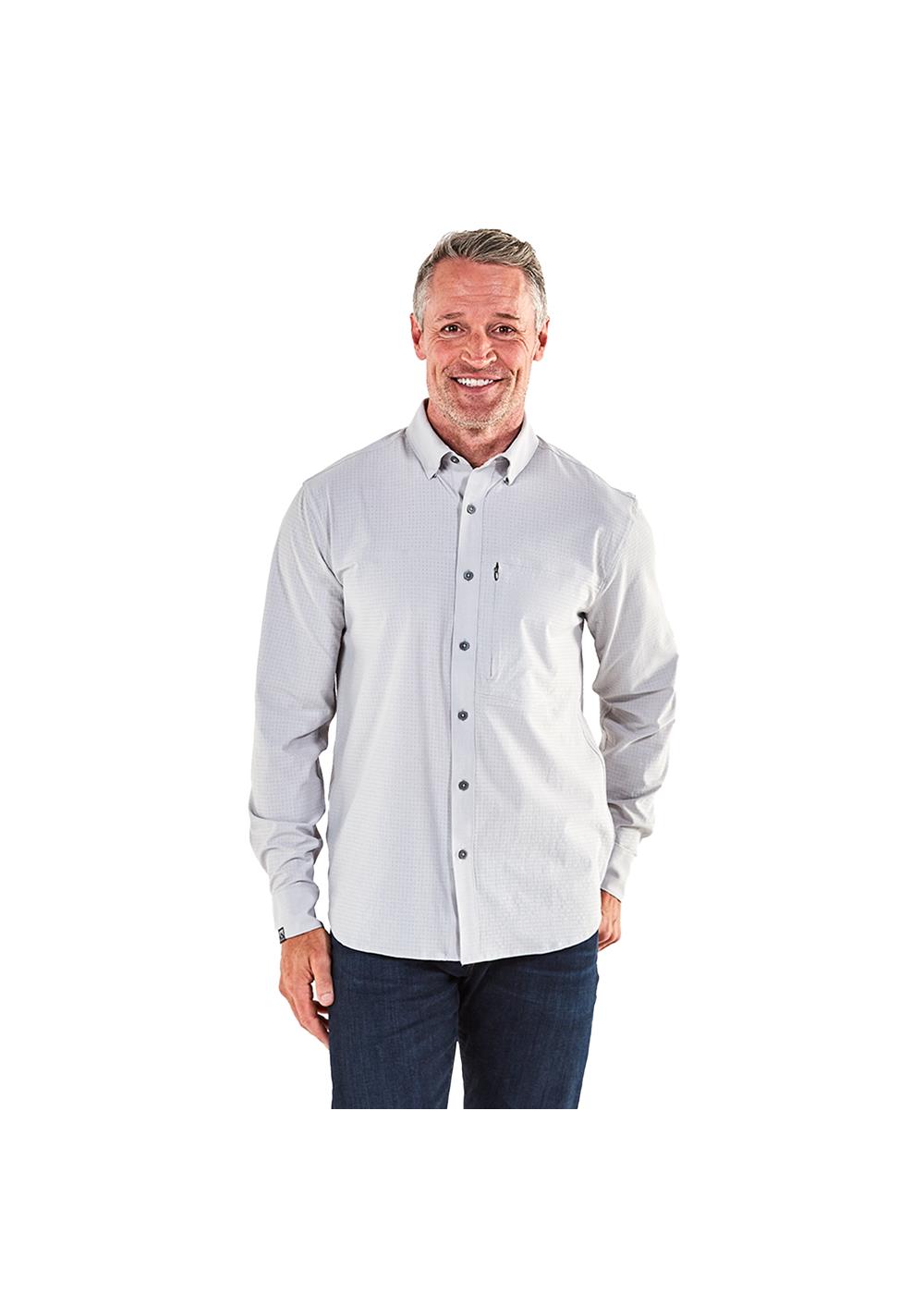 Storm Creek Men's Naturalist 4-Way Stretch Long Sleeve Outdoor Shirt 42